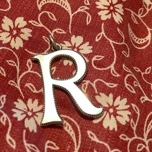 James Avery Initial Pendant R Vintage Alphabet
